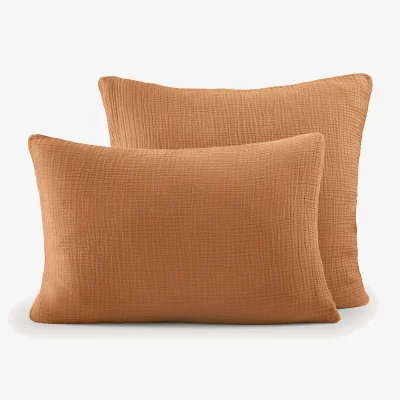 La Redoute Yafa 100% Organic Cotton Muslin 200 Thread Count Pillowcase