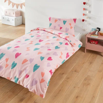 La Redoute Sweetheart 100% Cotton Bed Set With Rectangular Pillowcase