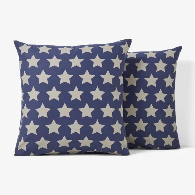 La Redoute Pacifik Park Stars 100% Cotton Pillowcase