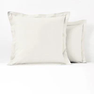 La Redoute Scenario Plain Flounce 100% Organic Cotton Pillowcase