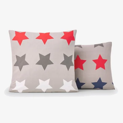 La Redoute Stars Star 100% Cotton Pillowcase
