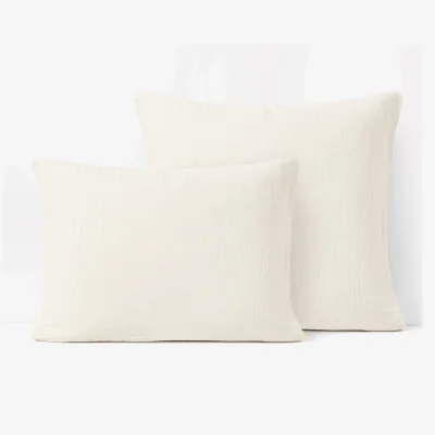 La Redoute Kumla Plain Cotton Muslin Pillowcase