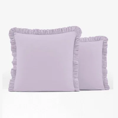 La Redoute Ruffle 100% Washed Cotton Pillowcase