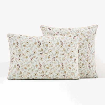 La Redoute Amanda Floral 100% Washed Cotton Pillowcase