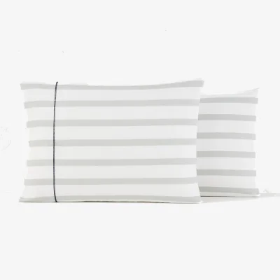 La Redoute Malo Striped 100% Cotton Pillowcase