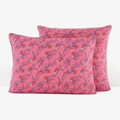 La Redoute Merline Floral 50% Recycled Cotton Pillowcase