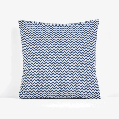 La Redoute Super Masque Zigzag 100% Cotton Pillowcase