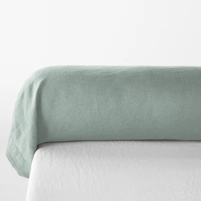 La Redoute Linot Plain 100% Washed Linen Pillowcase