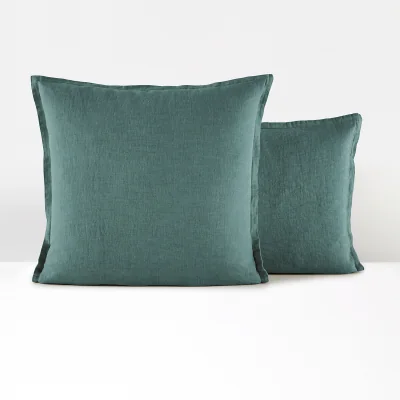 La Redoute Linot Ruffle 100% Washed Linen Pillowcase