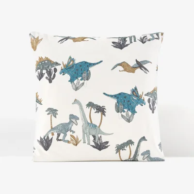 La Redoute Austin Dinosaur 100% Organic Cotton Pillowcase