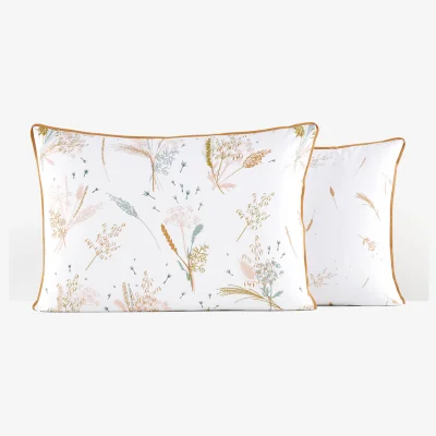 La Redoute Graminée Floral 100% Cotton Pillowcase