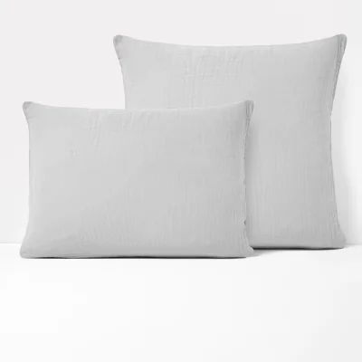 La Redoute Kumla Plain 100% Cotton Muslin Pillowcase