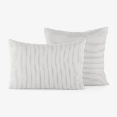 La Redoute Buncha Striped 100% Linen Pillowcase