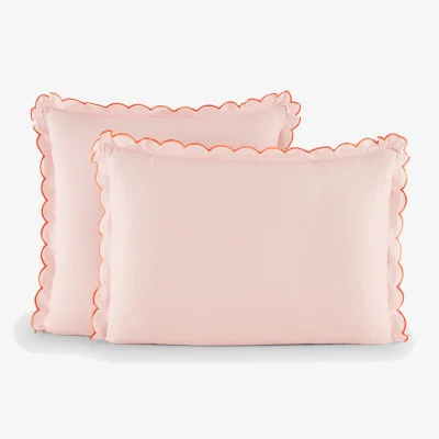 La Redoute Scenario Pillowcase in Plain Washed Cotton
