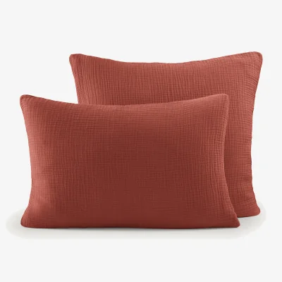 La Redoute Yafa 100% Organic Cotton Muslin 200 Thread Count Pillowcase