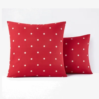 La Redoute Edelweiss Polka Dot 100% Cotton Pillowcase