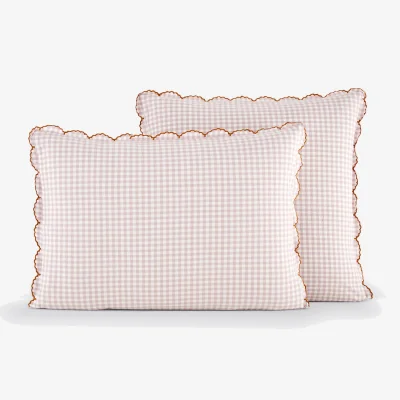 La Redoute Lilou Gingham 100% Cotton Pillowcase