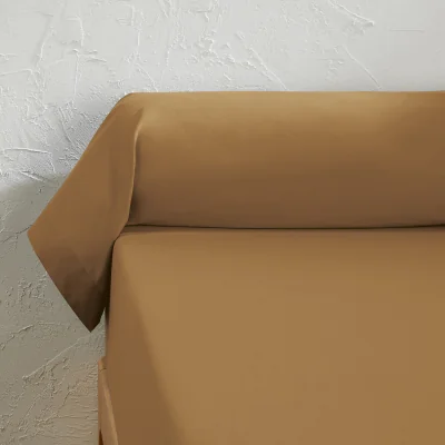 La Redoute Scenario Plain Polycotton Bolster Pillowcase