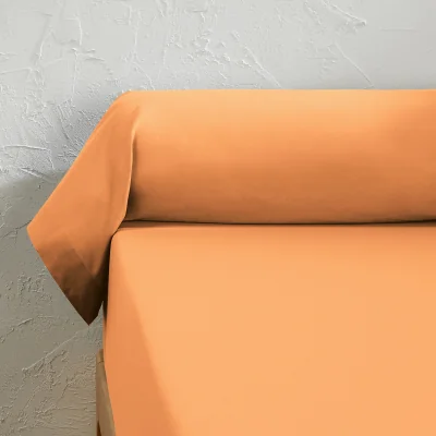La Redoute Scenario Plain Polycotton Bolster Pillowcase