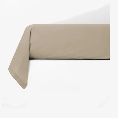 La Redoute Best Quality Plain 100% Cotton Percale 200 Thread Count Bolster Pillowcase