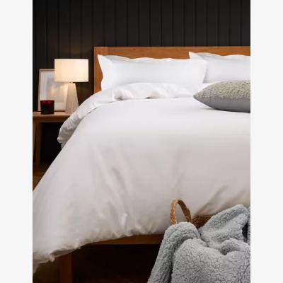 Marks & Spencer M&S 2pk Pure Brushed Cotton Oxford Pillowcases - White, White,Grey Marl