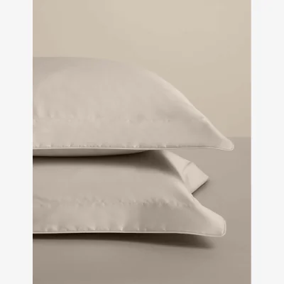 Marks & Spencer M&S Egytpian Cotton 230 Thread Count Silky Oxford Pillowcases Putty