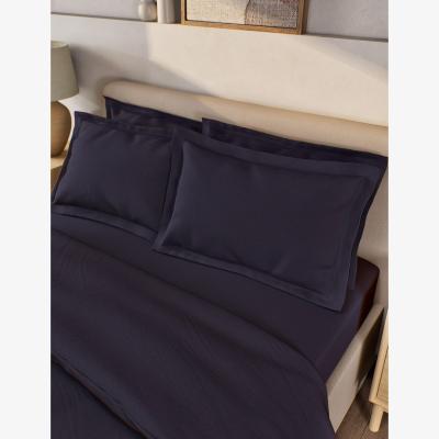Marks & Spencer M&S 2 Pack Pure Brushed Cotton Oxford Pillowcases Midnight Navy