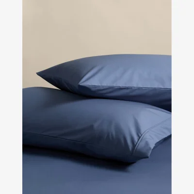Marks & Spencer M&S 2 Pack Egyptian Cotton Pillowcases Slate Blue