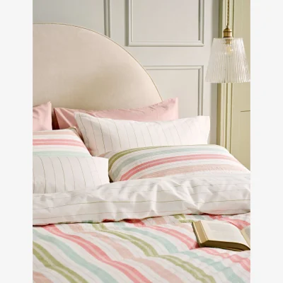 Marks & Spencer Laura Ashley Set of 2 Sophie Stripe Pure Cotton Pillowcases Multi