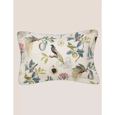 Marks & Spencer M&S Sanderson Pure Cotton Paradesia Pillowcase - Grey, Grey