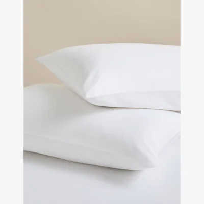 Marks & Spencer M&S 2 Pack Rest & Renew Pure Cotton Pillowcases White