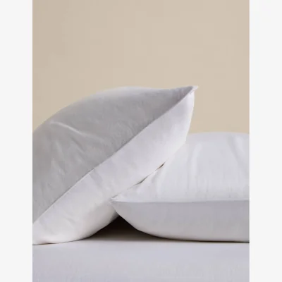 Marks & Spencer M&S 2 Pack Pure Linen 190 GSM Pillowcases White