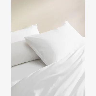 Marks & Spencer M&S 2 Pack Cotton Rich Pillowcases White