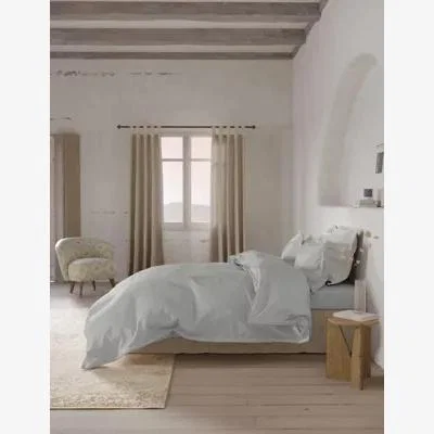 Marks & Spencer M&S X Fired Earth 2pk Pure Brushed Cotton Twill Oxford Pillowcases - Garden Folly, Garden Folly,Bamyan Blue,Charcoal,Malm