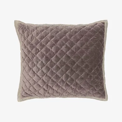 Marks & Spencer Bedeck Of Belfast Pure Cotton Claudia Quilted Pillowcase - Dusky Rose, Dusky Rose