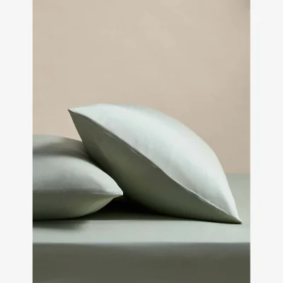 Marks & Spencer M&S 2 Pack Stay Cool Lyocell Rich Pillowcases Sage