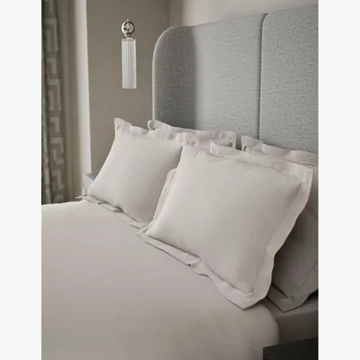 Marks & Spencer M&S X Kelly Hoppen 2 Pack Oxford Pillowcases - Cream, Grey,White,Cream,Taupe,Black