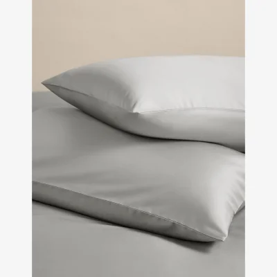 Marks & Spencer M&S 2 Pack Egyptian Cotton 400 Thread Count Silky Pillowcases Dove