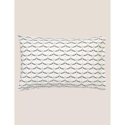 Marks & Spencer M&S Joules 2 Pack Pure Cotton Heron Geo Pillowcases - Gold Mix, Gold Mix