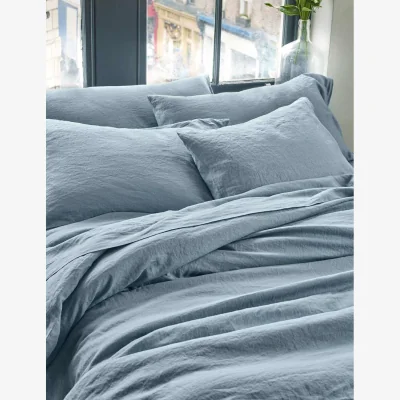 Marks & Spencer Piglet In Bed Pure Linen Pillowcase Set Blue