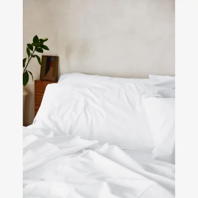 Marks & Spencer Piglet In Bed Pure Cotton Percale Pillowcase Set White