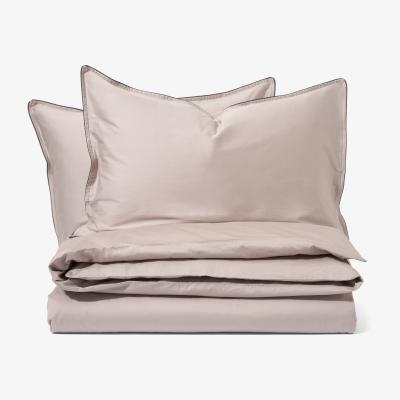 Made.com Hylia 100% Washed Cotton Sateen Duvet Cover + 2 Pillowcases, Super King, Oyster