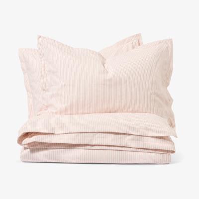 Made.com Laith 100% Organic Cotton Cover + 2 Pillowcases, Double, Apricot