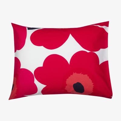 Nordic Nest Unikko pillowcase red