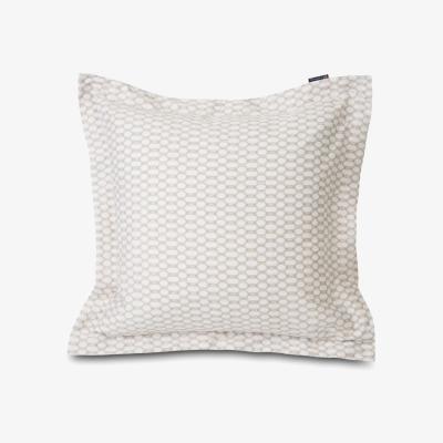 Nordic Nest Lexington Printed pillowcase 65x65 cm white-dark beige
