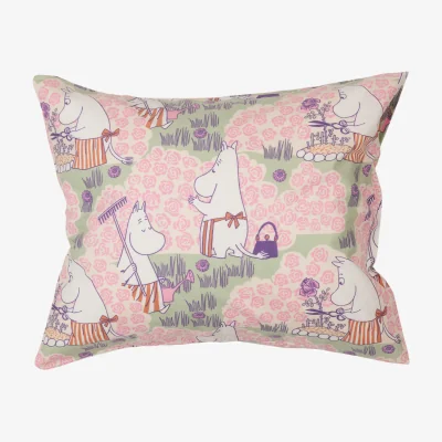 Nordic Nest Moomin Arabia Moomin pillowcase 50x60 cm Rose Garden