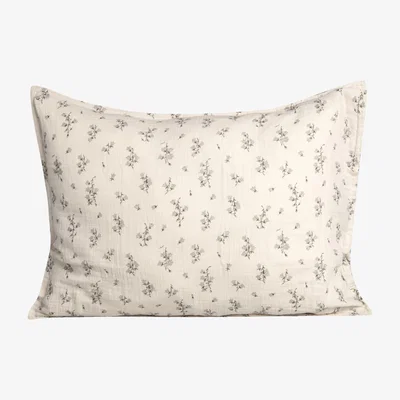 Nordic Nest Garbo&Friends Bluebell Muslin pillowcase 50x75