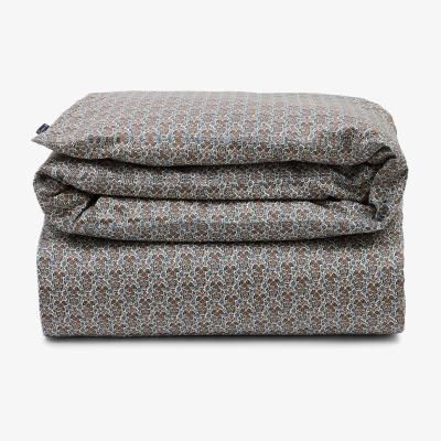 Nordic Nest Lexington Printed flowers cotton duvet cover 150x210 cm Beige Multi