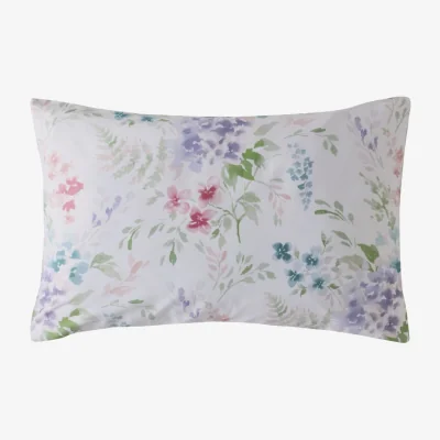 Downtown Laura Ashley Aulden Flowers Pillowcase Pair - Lavender Multi
