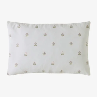 Downtown Laura Ashley Harthill Daisy Pillowcase Pair - Raspberry Pink